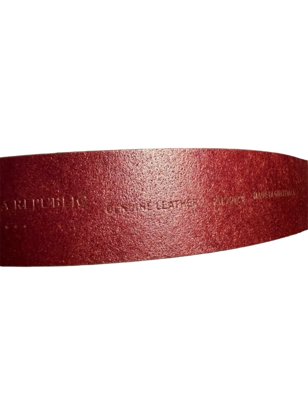 Banana Republic Genuine Brown Leather O-Ring Women’s Belt Brass Circle Buckle - Picture 7 of 9